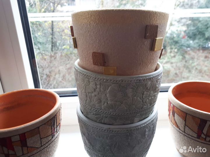 Керамические горшки