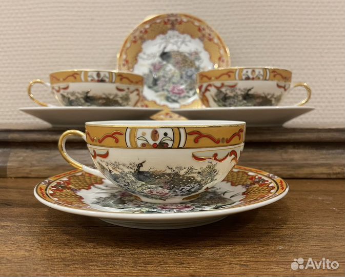 Чайный сервиз Павлины хризантемы Китай