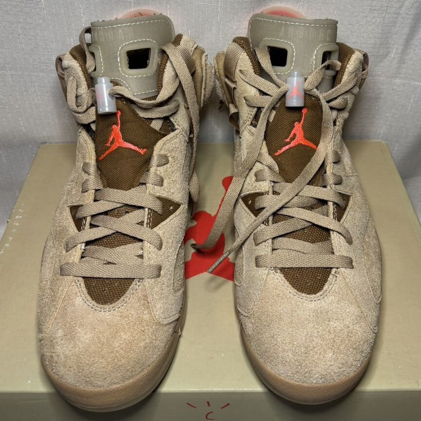 Travis Scott × Nike PS \"Medium Olive\" travis scott x air jordan 6 - Авито | Объявления во всех