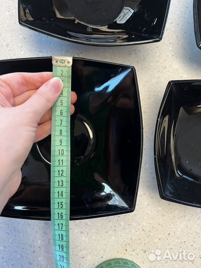 Салатники Luminarc Quadrato Black 4 шт