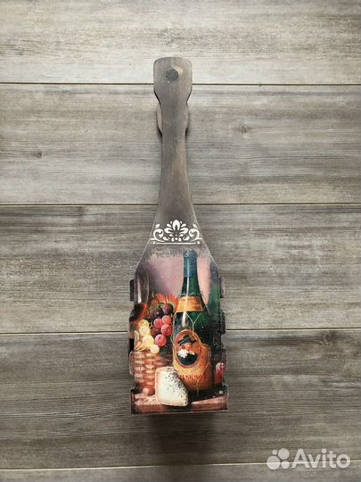 Ящик для бутылки - декупаж, ручная работа