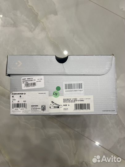 Кеды Converse Rick owens Drkstar