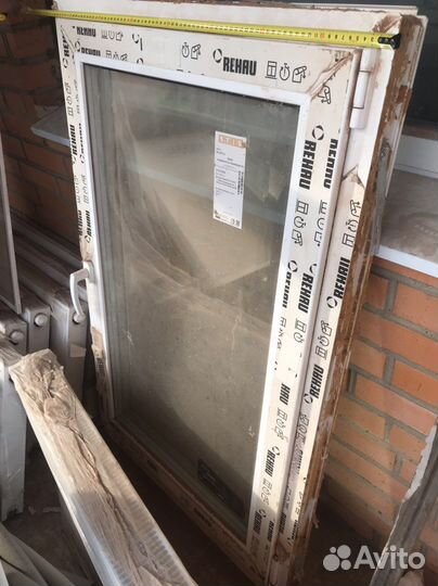 Окна пластиковые пвх бу 3шт