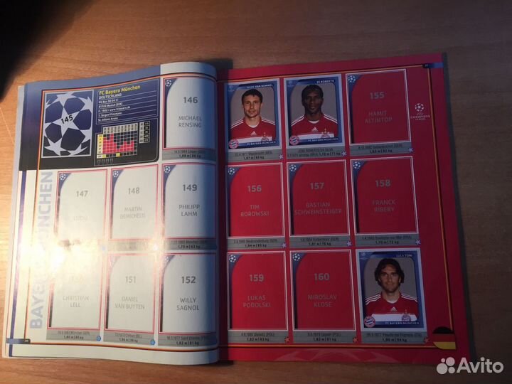 Альбом panini uefa 2008-2009