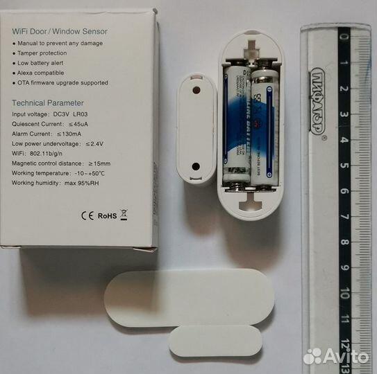Интернет датчик тревоги сенсор открытия двери-окна