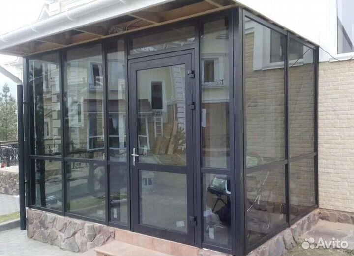 Остекление балкона террасы веранды