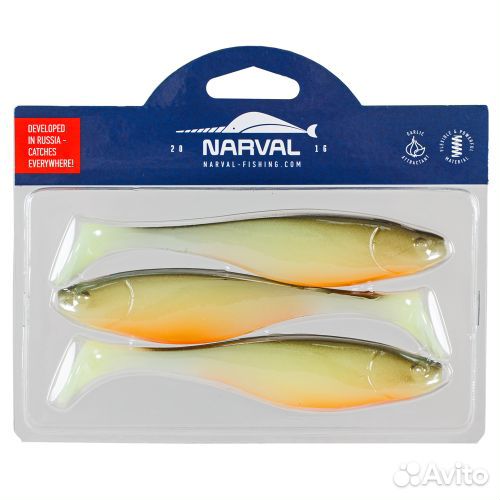 Силиконовая приманка Narval Commander Shad 16cm