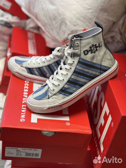Высокие мужские кеды diesel S-athos MID