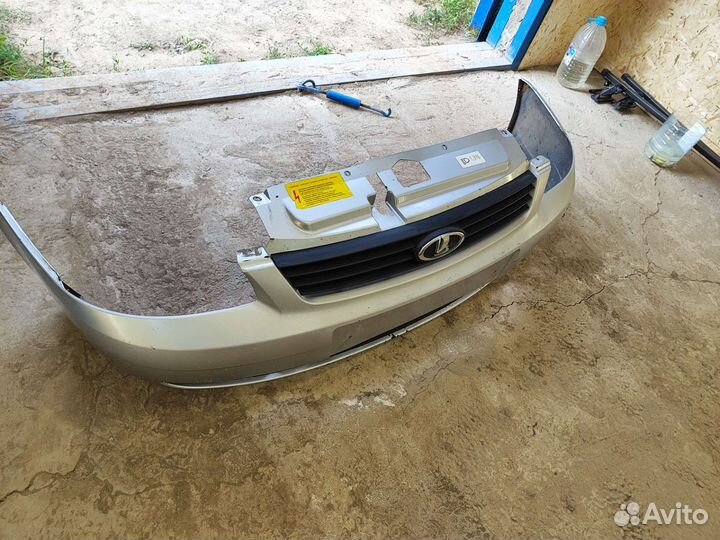 Бампер передний priora