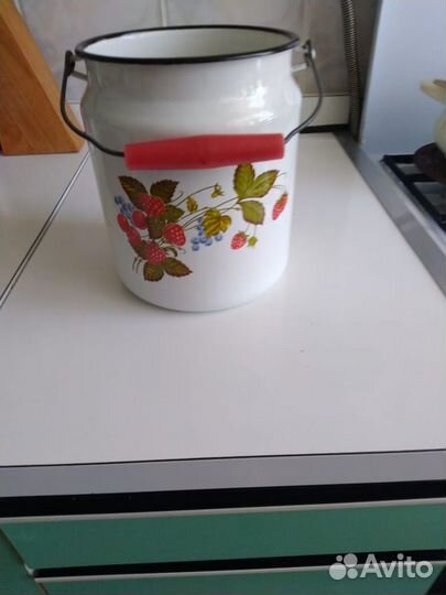 Бидончик эмалированный