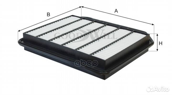 Фильтр воздушный nissan patrol (Y62) AG 387