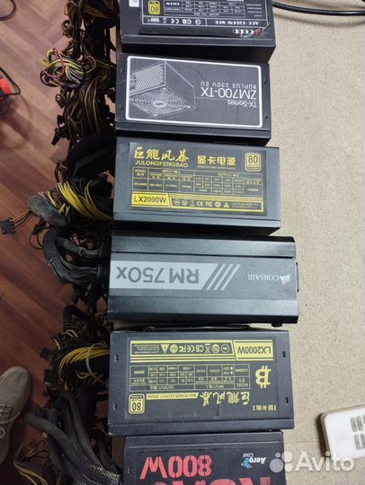 Блоки питания Сorsair, kcas, zalman, LX, JM