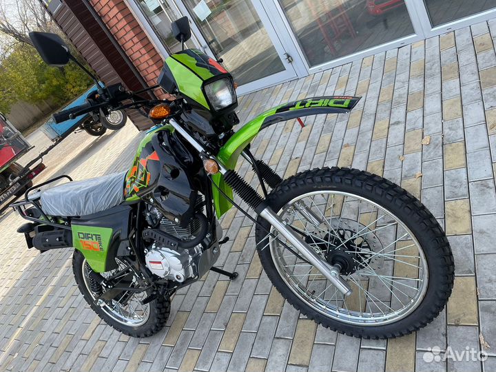 Мотоцикл racer RC150-23X enduro L150(зелёный)