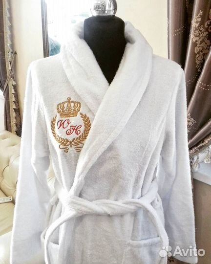 Махровые именные халаты