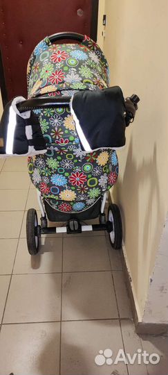 Коляска универсальная Riko Nano Flower Collection