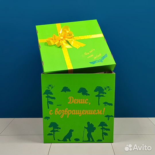 Коробка сюрприз воздушные шары на день рождения