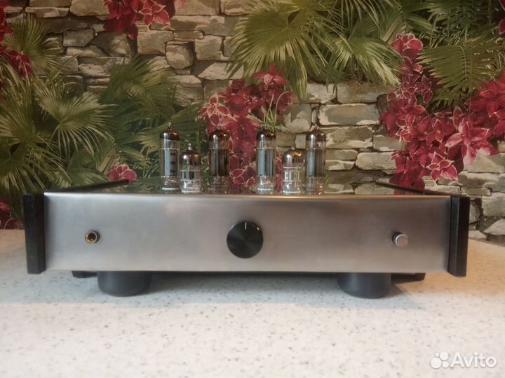 Ламповый двухтактныи усилитель на 6П14П и 6Н2П