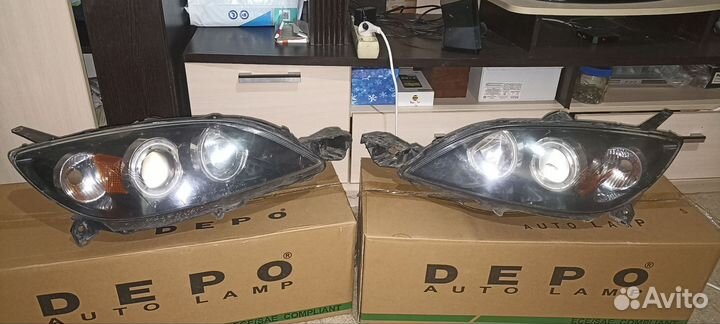 Фары Мазда 3бк хэтчбек