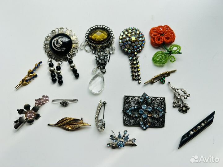 Бижутерия СССР Брошки