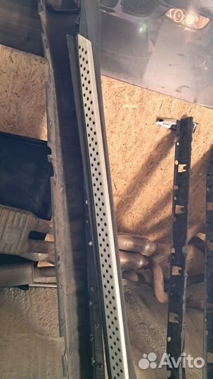 Алюминевые пороги бмв х6е71