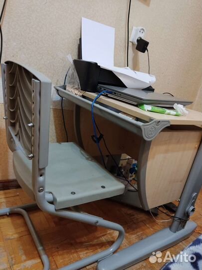 Растущая парта и стул дэми