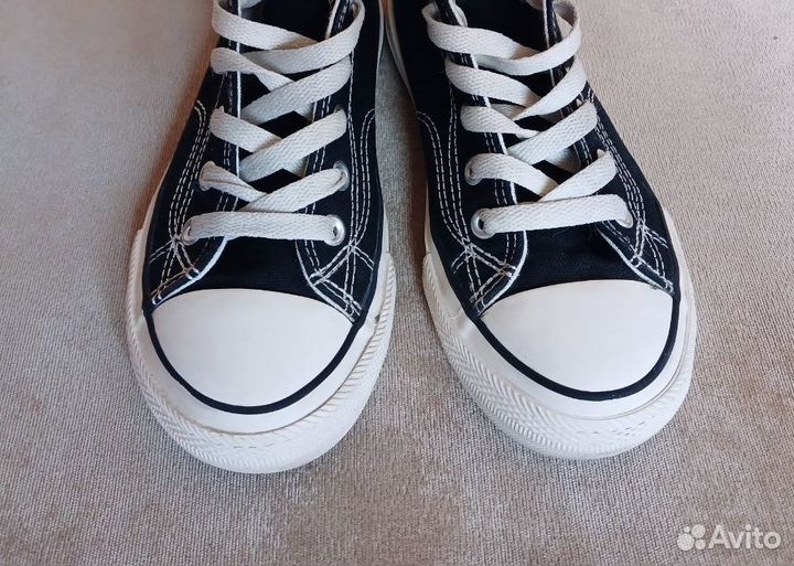 Текстильные высокие кеды 32 размер