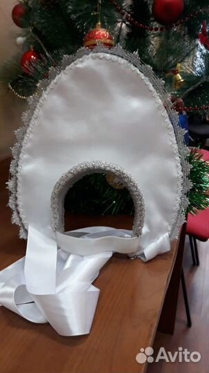 Кокошник-корона Снегурочка