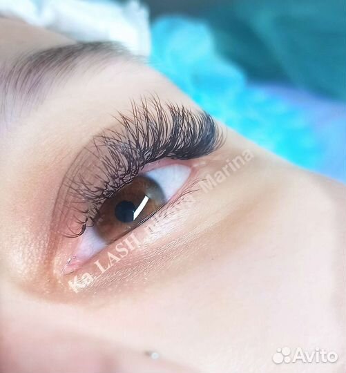 Наращивание ресниц модель