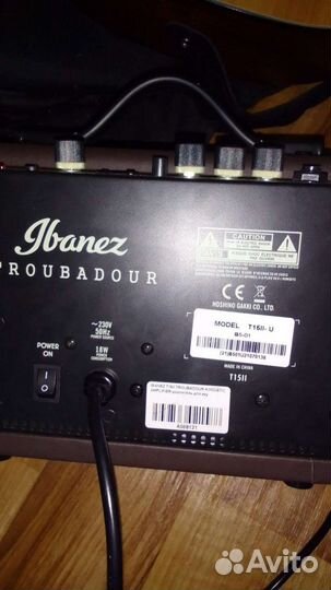 Гитарный комбоусилитель Ibanez troubadour T15ll-U