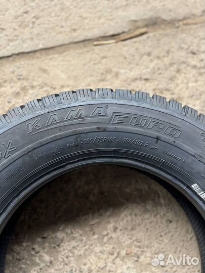 Шипованные шины 185/75R16C Кама Евро 520