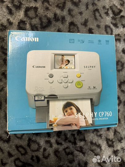 Фотопринтер canon selphy cp760