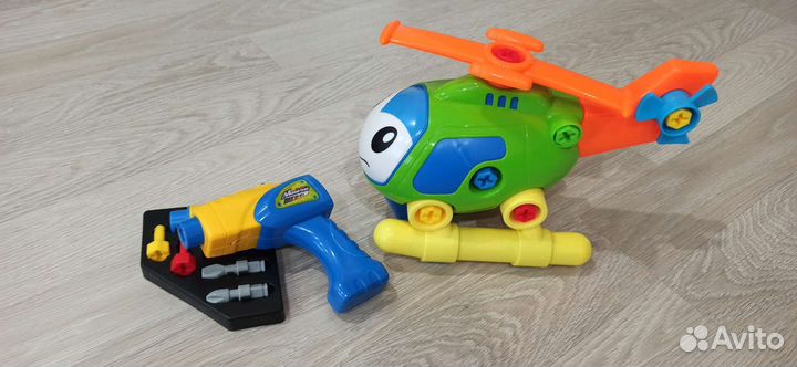 Развивающий вертолёт с шуруповёрт