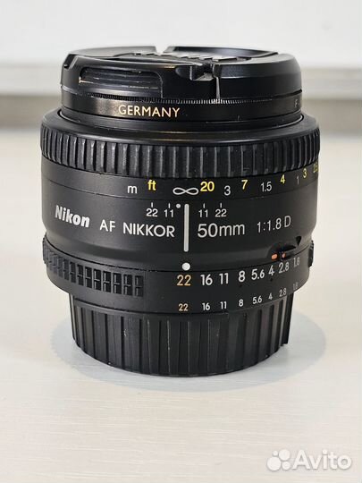 Объектив Nikon 50mm f/1.8D AF-S Nikkor
