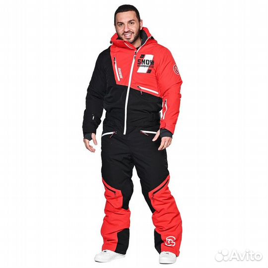 Комбинезон Snow Headquarter A-89007 красный р M, L