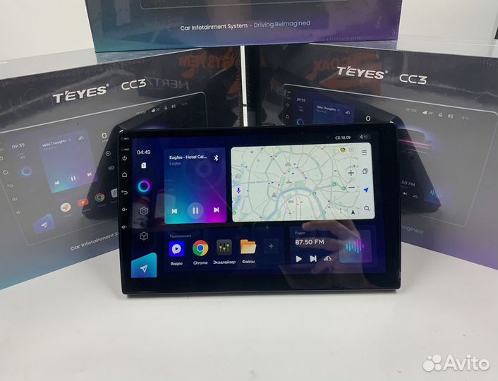 Магнитола на андройде Teyes 3/32 для Kia