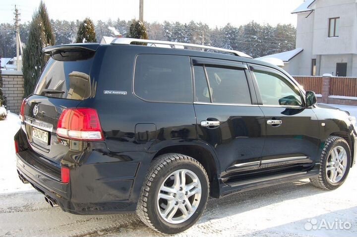 Land Cruiser 200 Продольные рейлинги серебро M5FM3