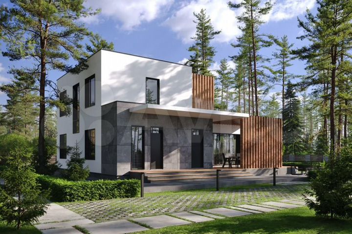 Коттедж 307 м² на участке 11 сот.