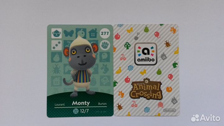 27. Animal Crossing amiibo-карты (271-280) 4U