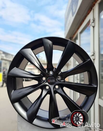 Диски на tesla r21 5x114.3 чёрный матовый