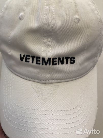 Кепка vetements