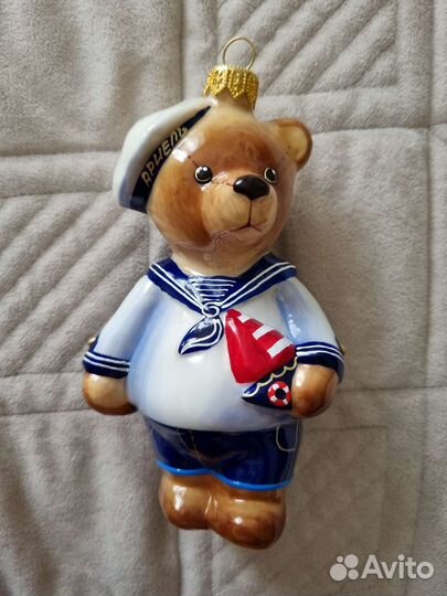 Елочные игрушки ариель мишка пилот