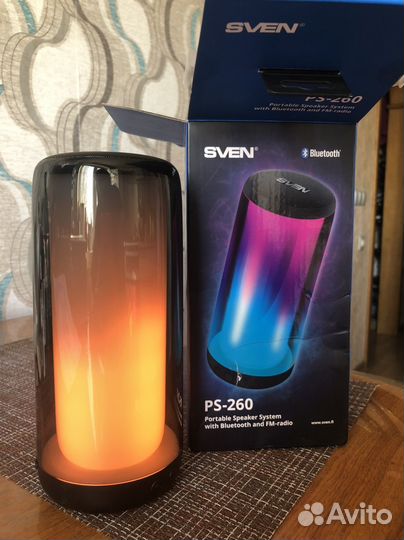 Портативная колонка bluetooth sven