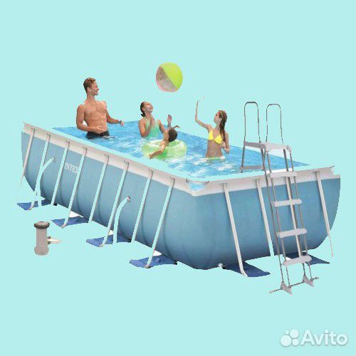 Бассейн каркасный 400*200*122 см