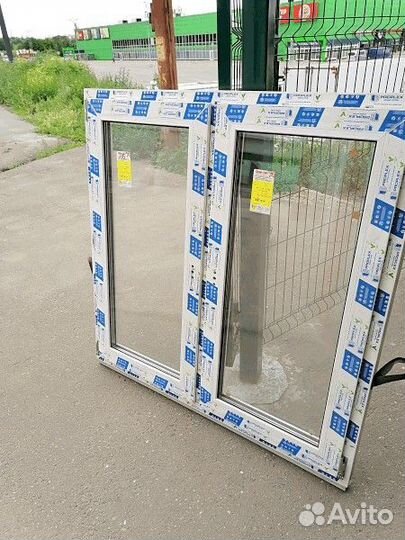 Готовые окна 1197х1200 мм пластиковые