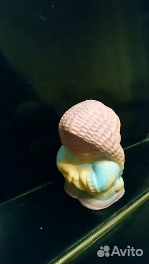 Гном резиновый для купания - пищалка - СССР - 80ые