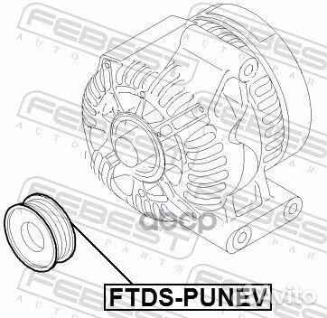 Шкив генератора (компл) fiat Punto/ford Ka/opel