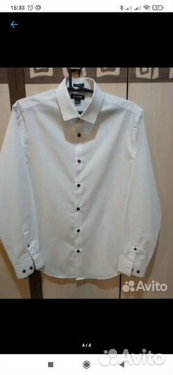 Мужская рубашка белая
