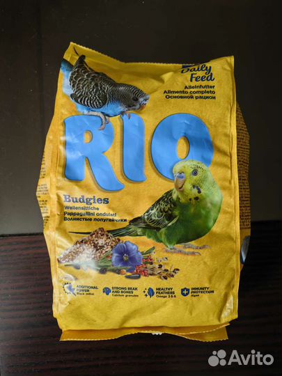 Корм для волнистых попугайчиков RIO