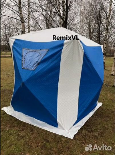 Палатка куб автомат утепленная 200x200x215см кухня