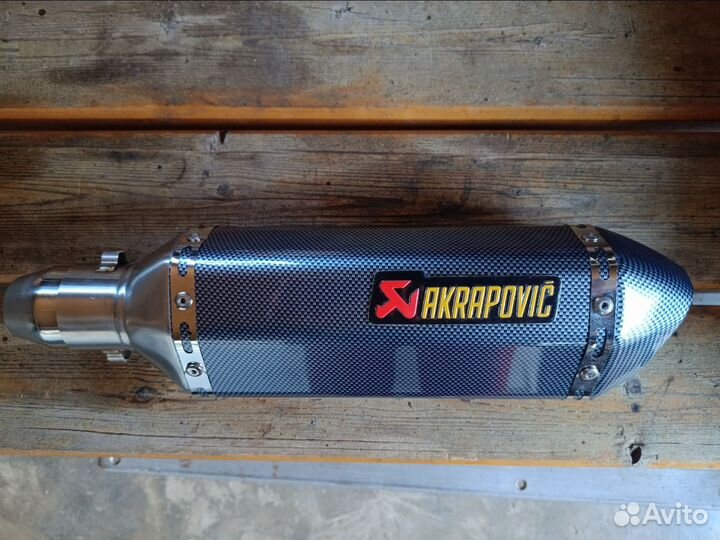 Глушитель прямоточный akrapovic